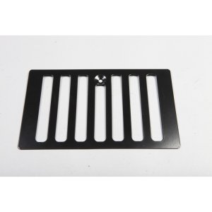 Jeep Wrangler Cowl Vent Cover - Rugged Ridge - Steel, Semi-gloss Finish - Black - `98-`06